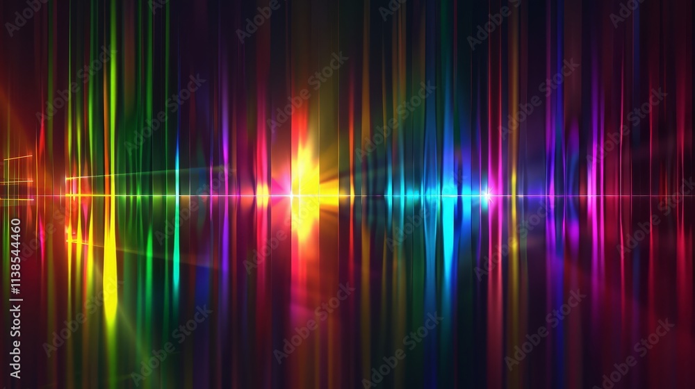 Spectral gradient of sunlight coming through a prism Spectral gradient of sunlight coming through a prism