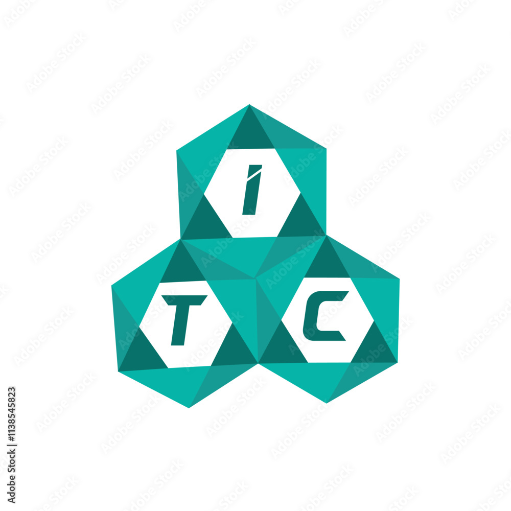 ITC creative minimalist letter logo. ITC unique vector initials alphabet letter logo design ITC creative minimalist letter logo. ITC unique vector initials alphabet letter logo design