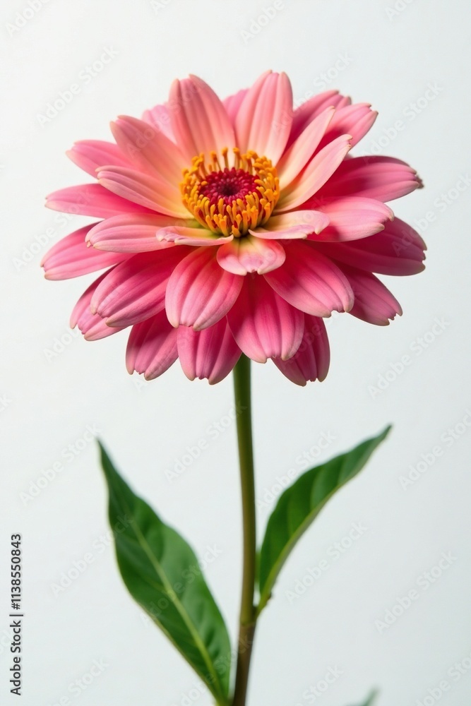 A Distelblume in full bloom against a white background, flower, garden A Distelblume in full bloom against a white background, flower, garden