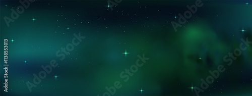 Starry night sky with astrological constellations. Space stars background.Space nebula and glittering stardust.