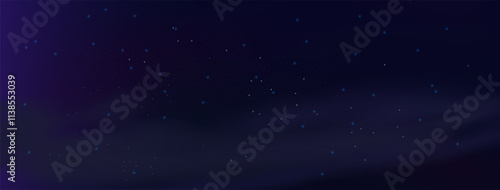 Starry night sky with astrological constellations. Space stars background.Space nebula and glittering stardust.