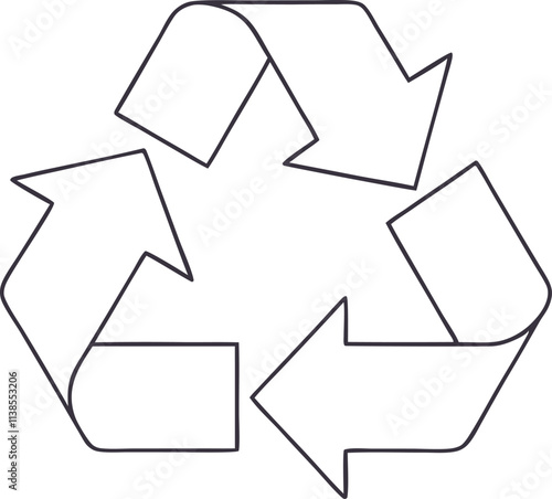 Universal Recycling Symbol Reduce, Reuse, Recycle, Conserve, Renew