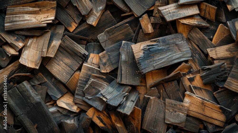 Wood Scraps. Abstract Texture of Bark Wood and Wooden Background Wood Scraps. Abstract Texture of Bark Wood and Wooden Background