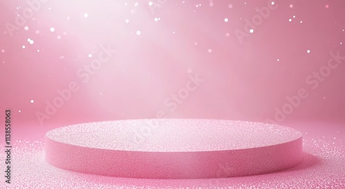 Pink Glittering Stage Produ...