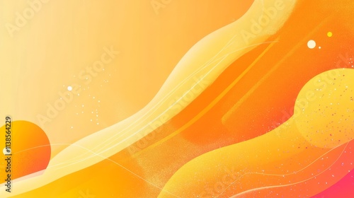 Abstract Orange and Yellow ...
