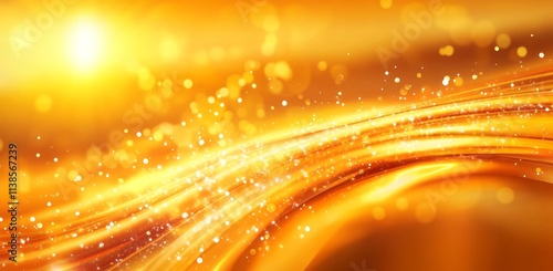 Golden Abstract Background ...