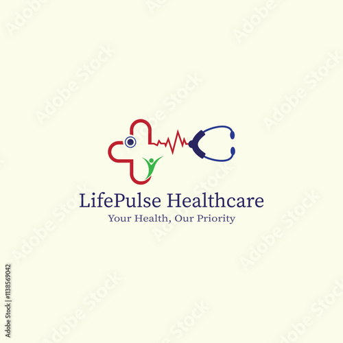 Designing the LifePulse Healthcare Logo: A Creative and Professional Representation of Compassion, Vitality, and Innovation in the Evolving World of Modern Healthcare