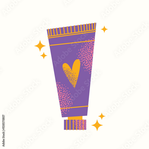 Nail care tools set manicure accessories hands with polished nails. Colorful flat illustration of nail scissors, polish bottles, cuticle nippers, files. Nail care and beauty concept