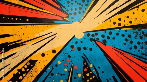 Abstract Comic Book Style R...