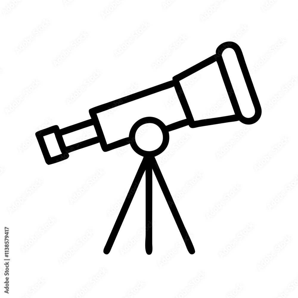 Telescope: A telescope for distant viewing.