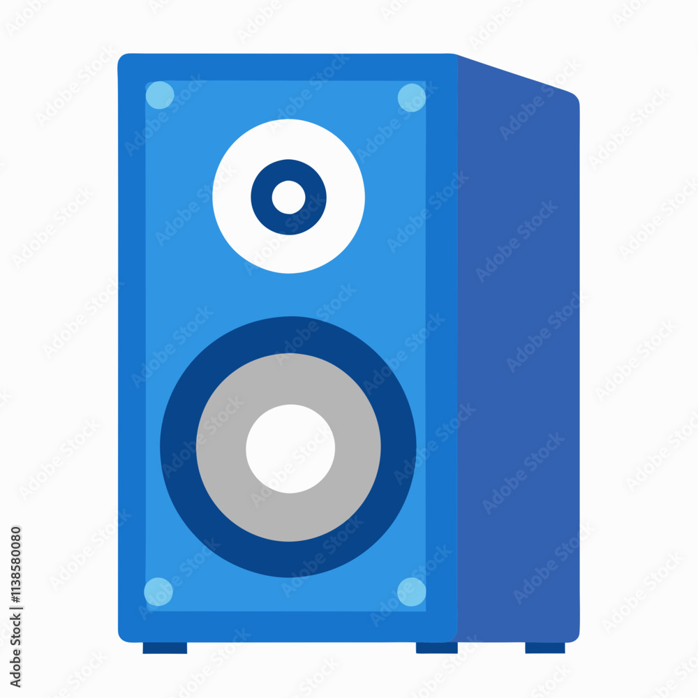 speakers isolated on white background speakers isolated on white background
