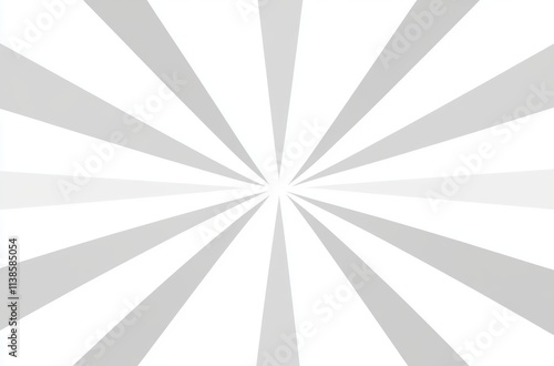 Abstract Grey White Radiati...