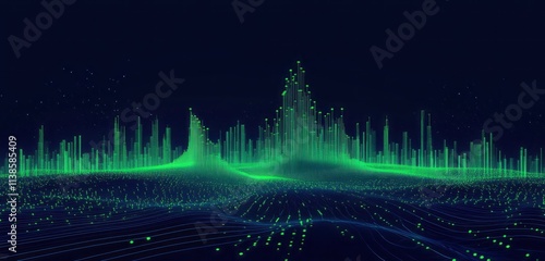 Abstract Digital Cityscape ...