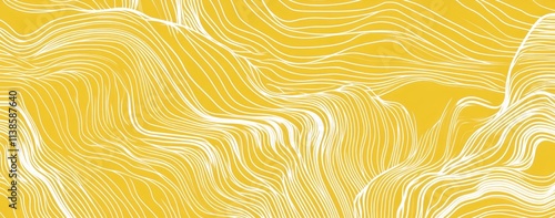 Abstract Yellow Background ...