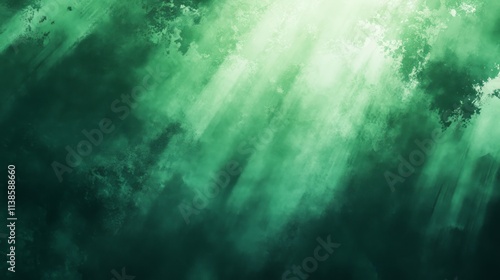 Abstract Green Light Beams ...