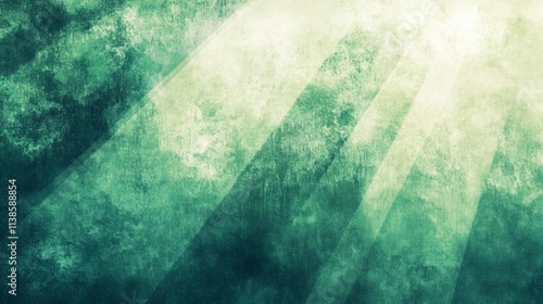Abstract Green Textured Bac...