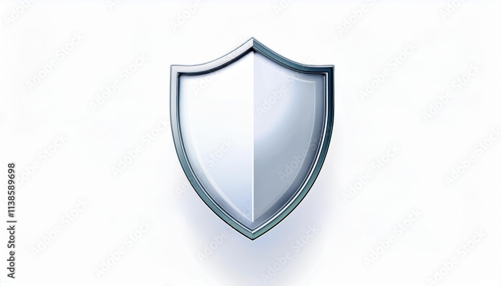 Sleek Metallic Shield Icon Depicting Cybersecurity Protection, Digital Safety, Antivirus Defense, Data Privacy Symbol, and Online Security Concept for Websites, Apps, and Technology Platforms Sleek Metallic Shield Icon Depicting Cybersecurity Protection, Digital Safety, Antivirus Defense, Data Privacy Symbol, and Online Security Concept for Websites, Apps, and Technology Platforms