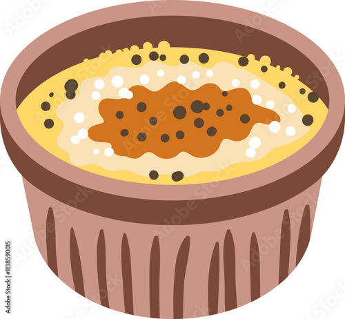 Creme brulee is a French Christmas dessert.