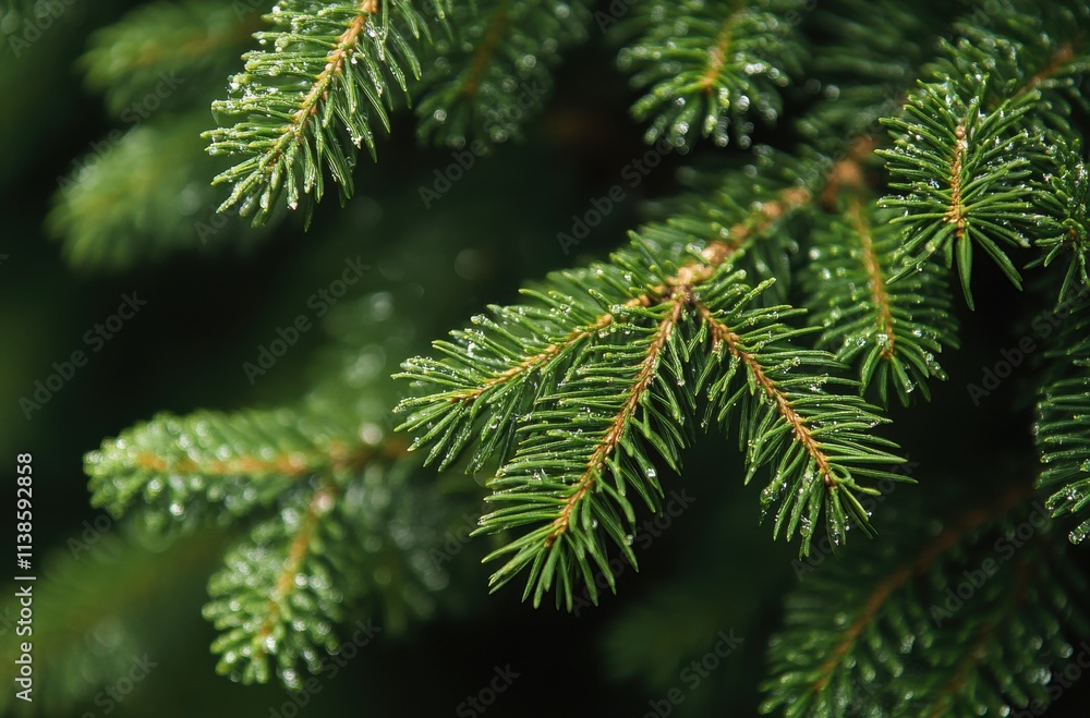 Close-up shot of lush green pine needles showcasing nature's intricate details and vibrant textures Close-up shot of lush green pine needles showcasing nature's intricate details and vibrant textures