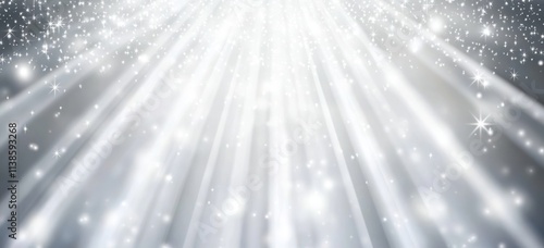 Silver Light Rays Shimmerin...