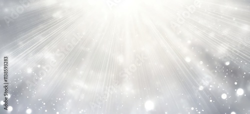 Silver Light Rays Backgroun...