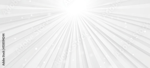 Abstract White Radiating Li...