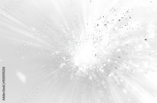 Abstract white light burst ...