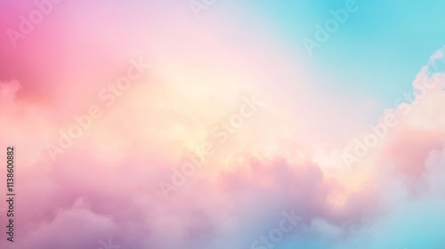 Pastel Sky with Soft, Dream...