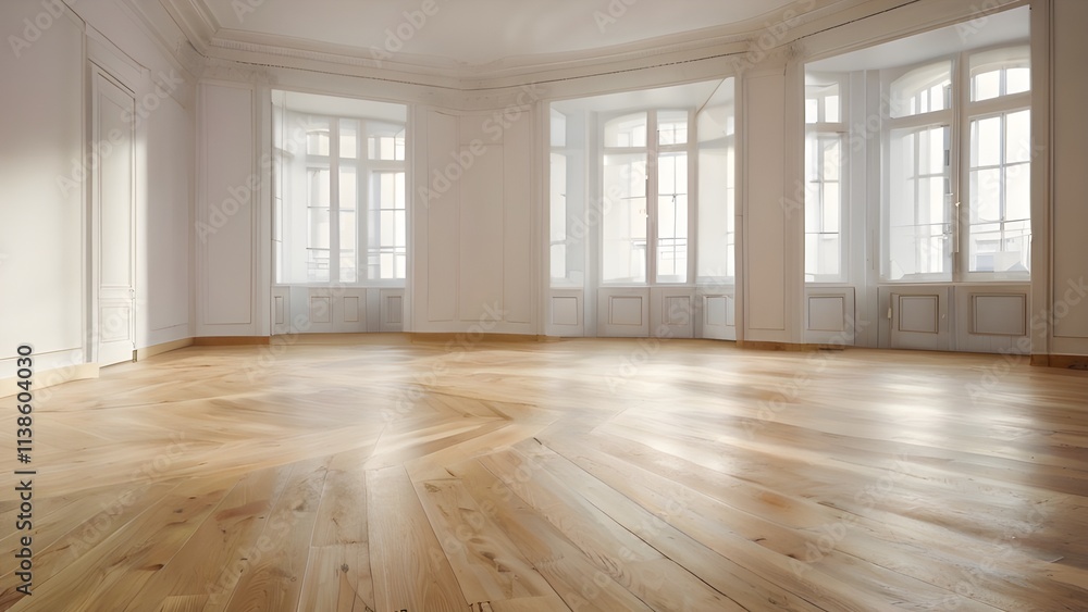 Minimalist Serenity with Airy Spaces and Gentle Light Minimalist Serenity with Airy Spaces and Gentle Light