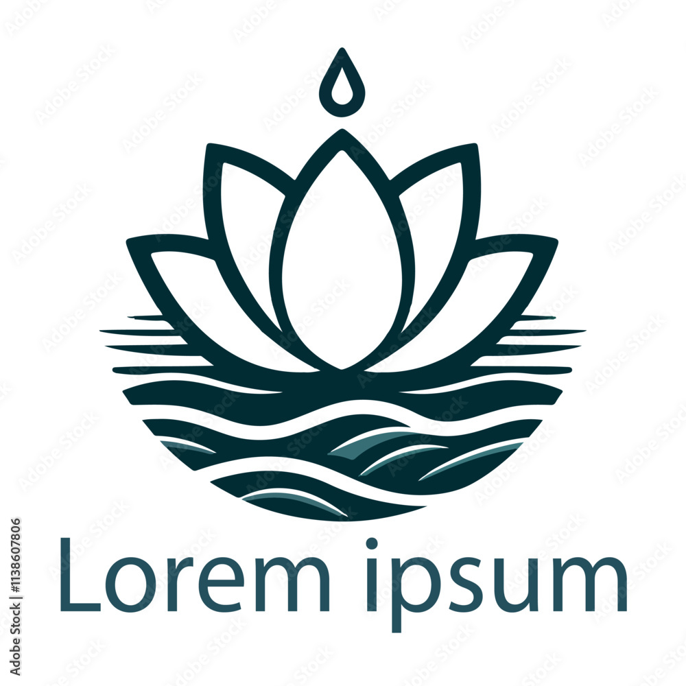 Obraz premium spa logo