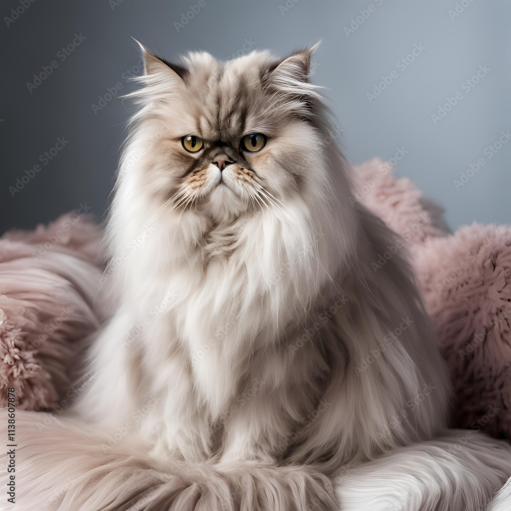 persian cat portrait persian cat portrait