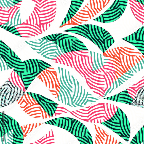 Wallpaper Mural abstrct line seamless patterns Torontodigital.ca