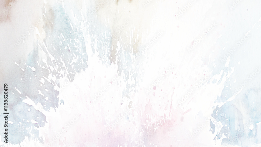 Obraz premium Abstract pink watercolor background with splash design.