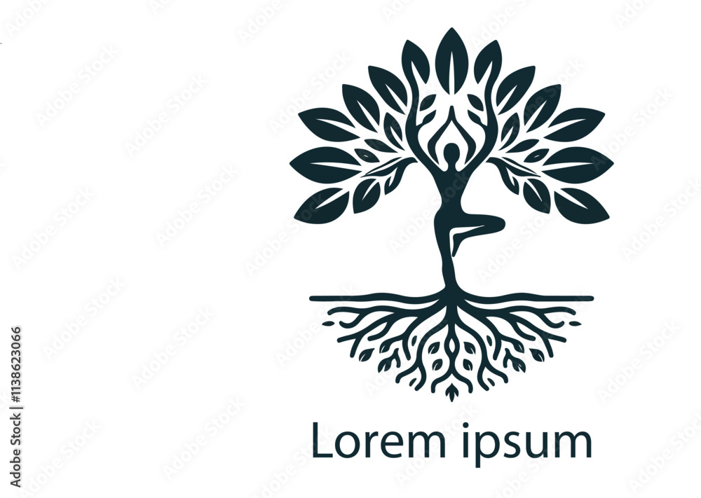 Obraz premium yoga tree