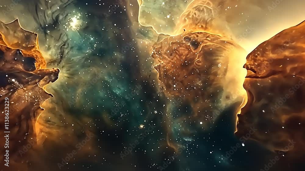 Vibrant Colorful Nebula Motion Background | Cosmic Beauty in Motion Vibrant Colorful Nebula Motion Background | Cosmic Beauty in Motion