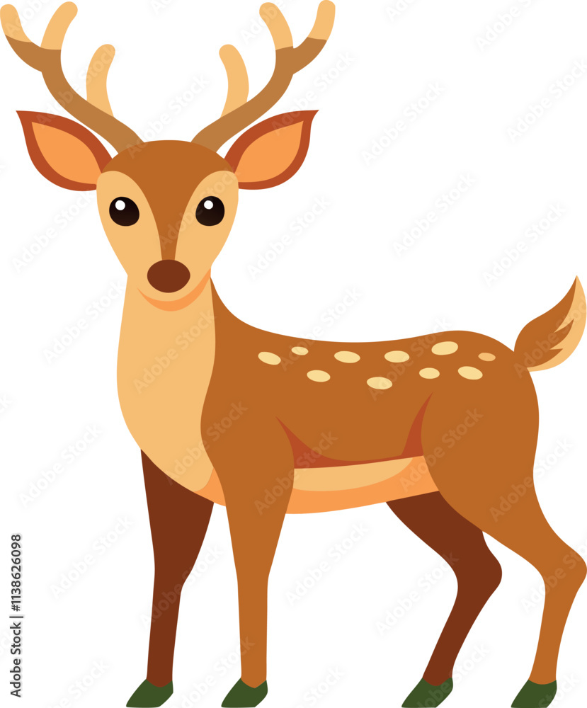 deer with a nose deer with a nose