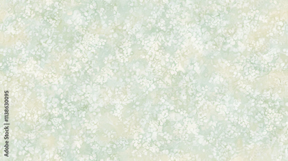 Fototapeta premium A continuous background pattern that includes a collection of vintage botanical illustrations with flowers and leaves in gentle shades.