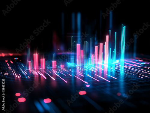 Business audit stock financial finance management on analysis data strategy with graph accounting marketing or report chart economy investment research profit concept.