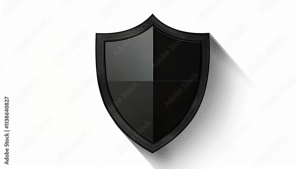 Black Modern 3D Shield Icon with Sleek Glossy Design for Cybersecurity, Data Protection, Defense Branding, Logo Concept, Security Applications, Gaming Assets, and Digital Privacy Solutions Black Modern 3D Shield Icon with Sleek Glossy Design for Cybersecurity, Data Protection, Defense Branding, Logo Concept, Security Applications, Gaming Assets, and Digital Privacy Solutions
