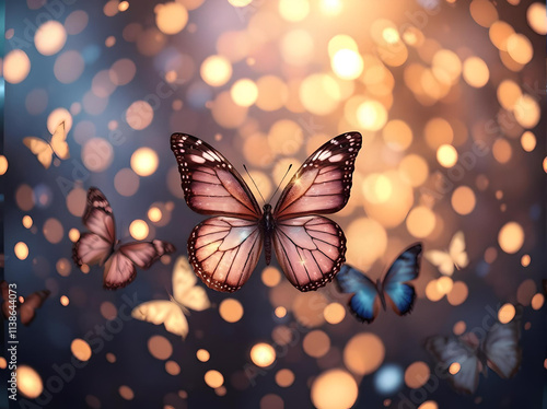 background with butterfly