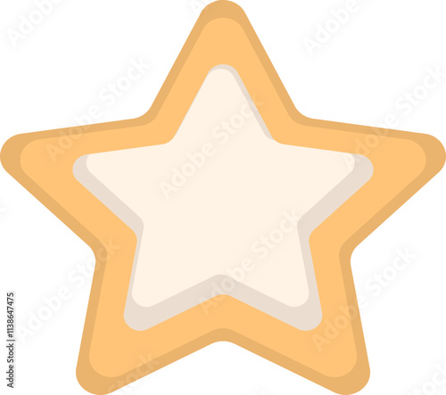 Star-shaped cookie