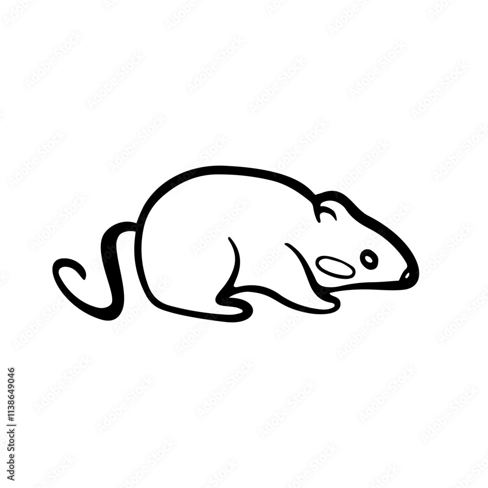 Cat toy mouse. Hand drawn pet accessory. Sketch style Illustration of Pets, cats. Cat toy mouse. Hand drawn pet accessory. Sketch style Illustration of Pets, cats.