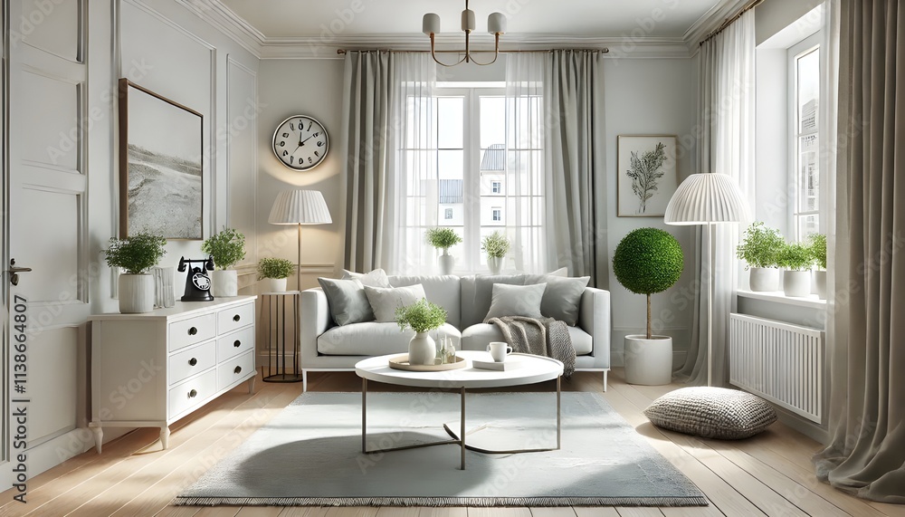 Minimalist Design with Statement Light Minimalist Design with Statement Light