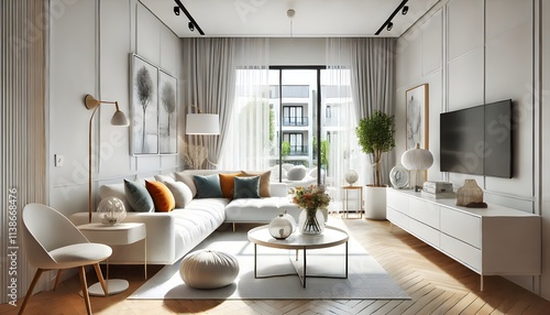 Bright and Airy Retreat with Light Furniture