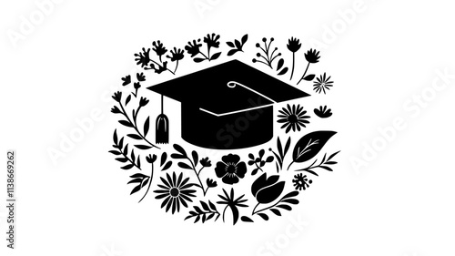 Floral arrangement in shape of Star of David, Plant Digital Art