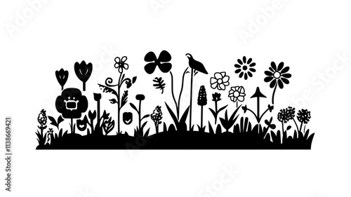 Organic flower farm using eco-friendly methods for sustainable growth, Plant Digital Art