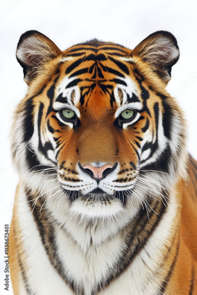Fototapeta premium Close-Up of a Bengal Tiger's Face