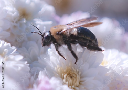 bee on flower