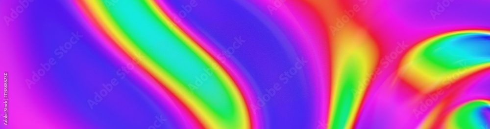 Colorful Iridescent Waves with Smooth Gradient Flow Colorful Iridescent Waves with Smooth Gradient Flow
