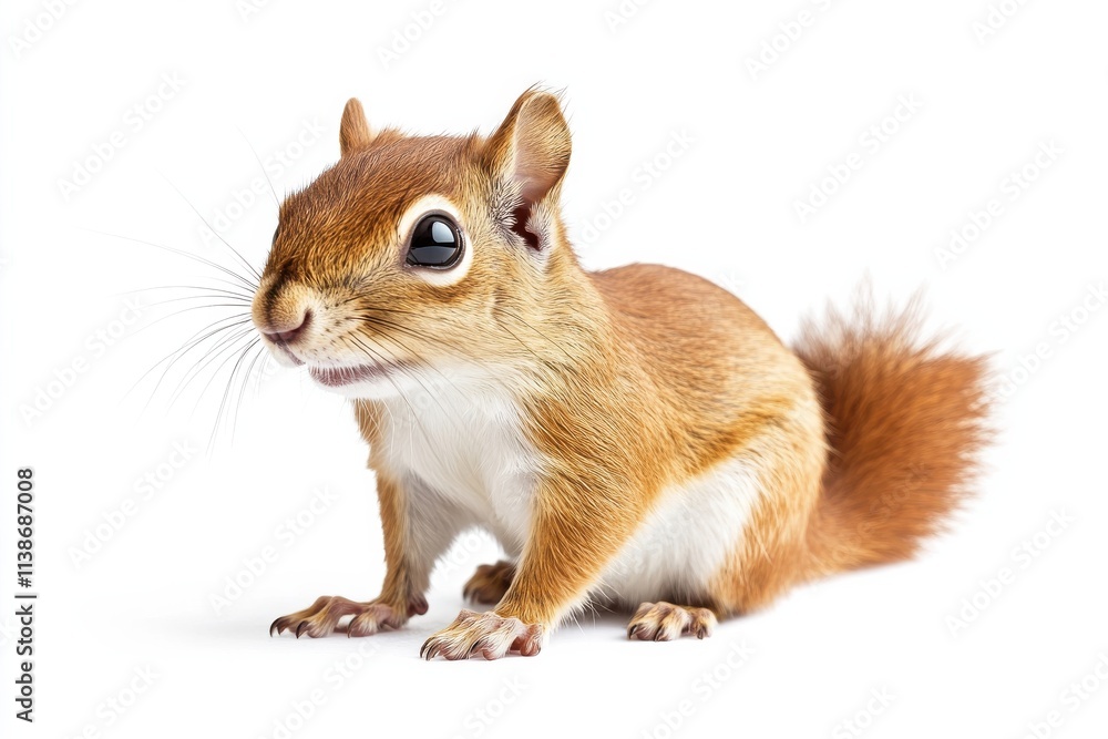 Adorable Red Squirrel Posing Adorable Red Squirrel Posing